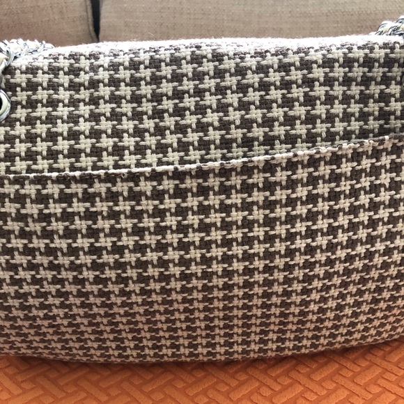 Tweed flap bag unstructured NWOT - Picture 3 of 11